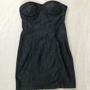 Guess Jeans strapless dress Medium